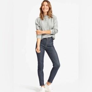 Everlane midrise indigo jeans